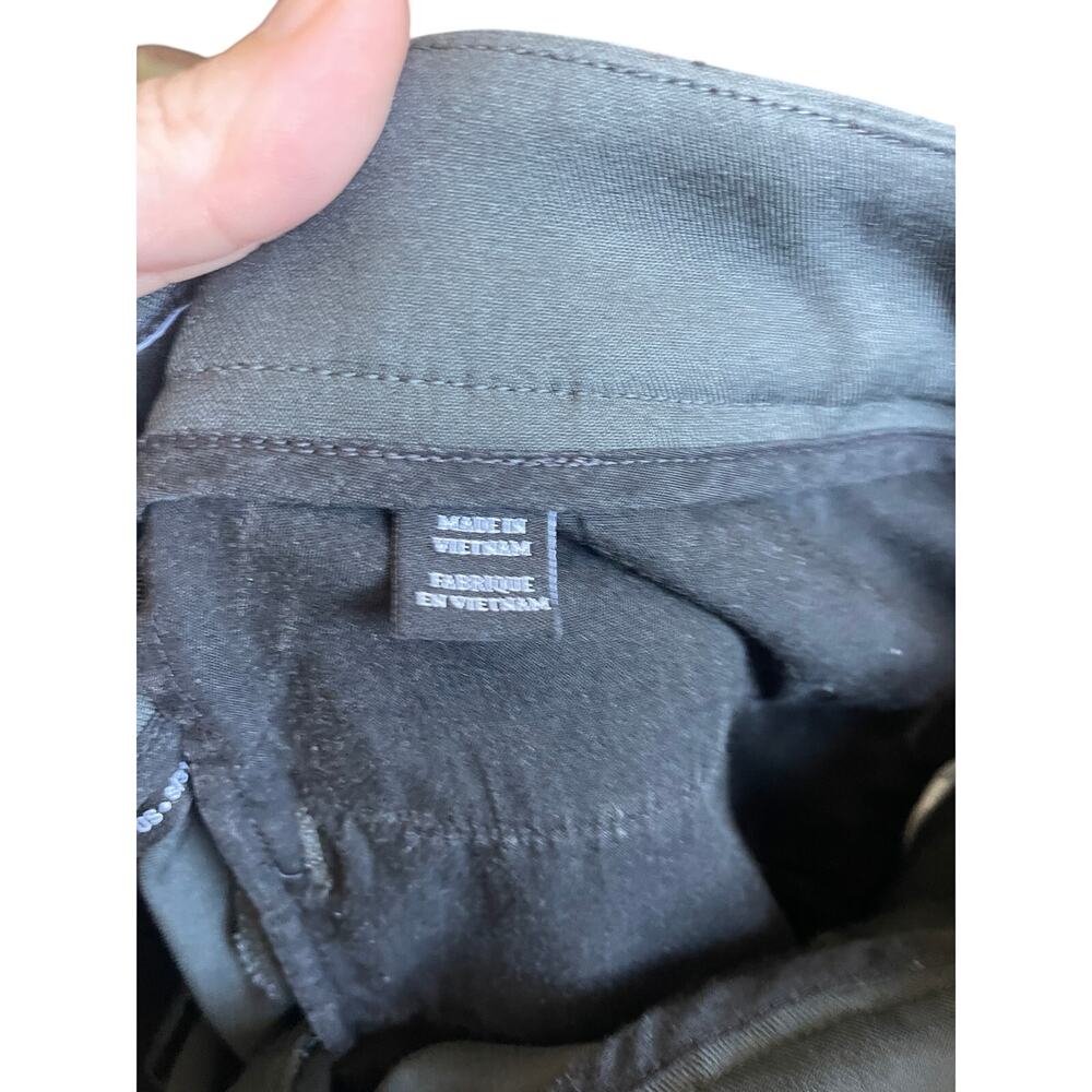 Oobe Women’s Dark Charcoal Gray Slim Straight Dress Pants Office Career Sz 8/31 - Picture 5 of 6